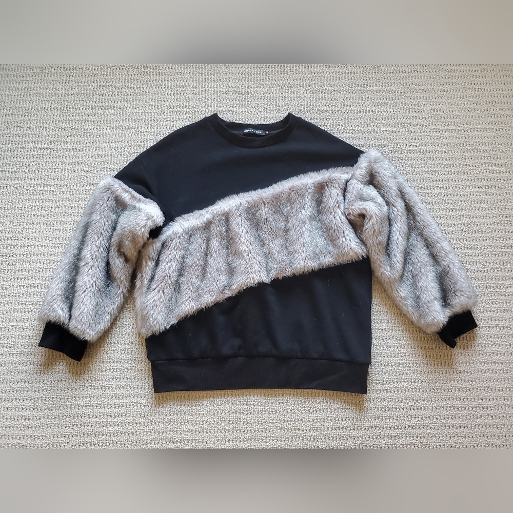 Like New✨ Grace Chow Faux Fur Hoodie